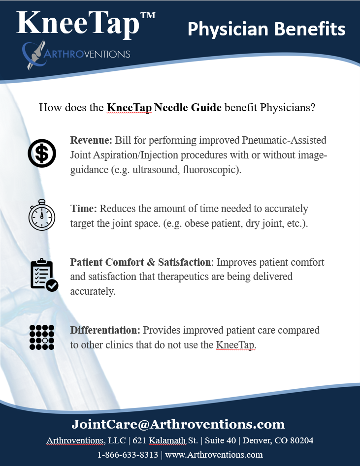KneeTap Product Overview - Physician Benefits